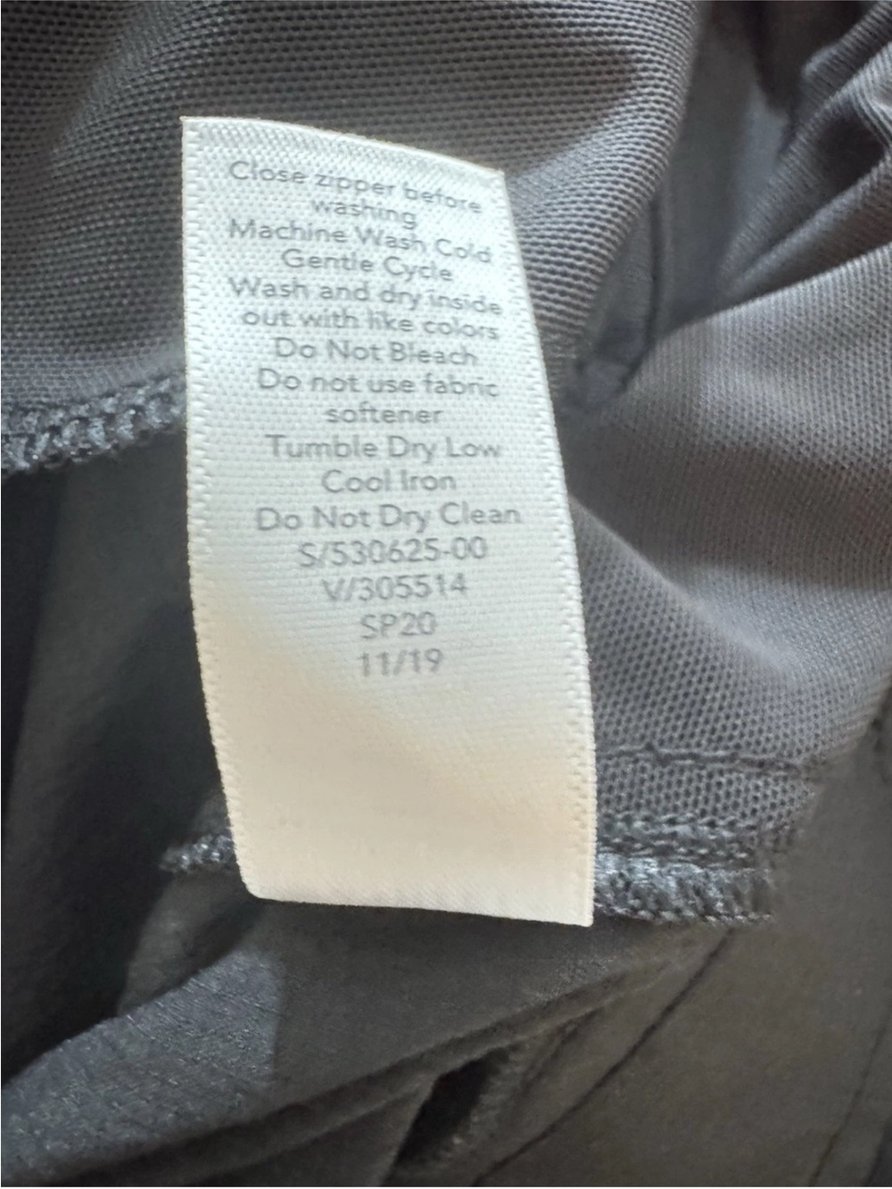 Athleta Belted Trekkie Hiking Pants Zipper Sides Women's 8 Black Stretch Outdoor - Picture 8 of 10